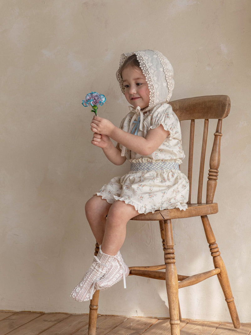 Summer Lace Bonnet_ Cotton