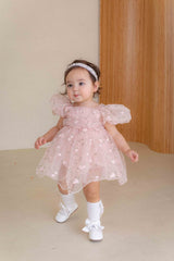 Roselyn Bloom Dress Romper_ Yellow
