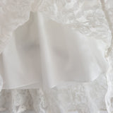 Elysia Ivory Floral Lace Dress