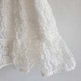 Elysia Ivory Floral Lace Dress