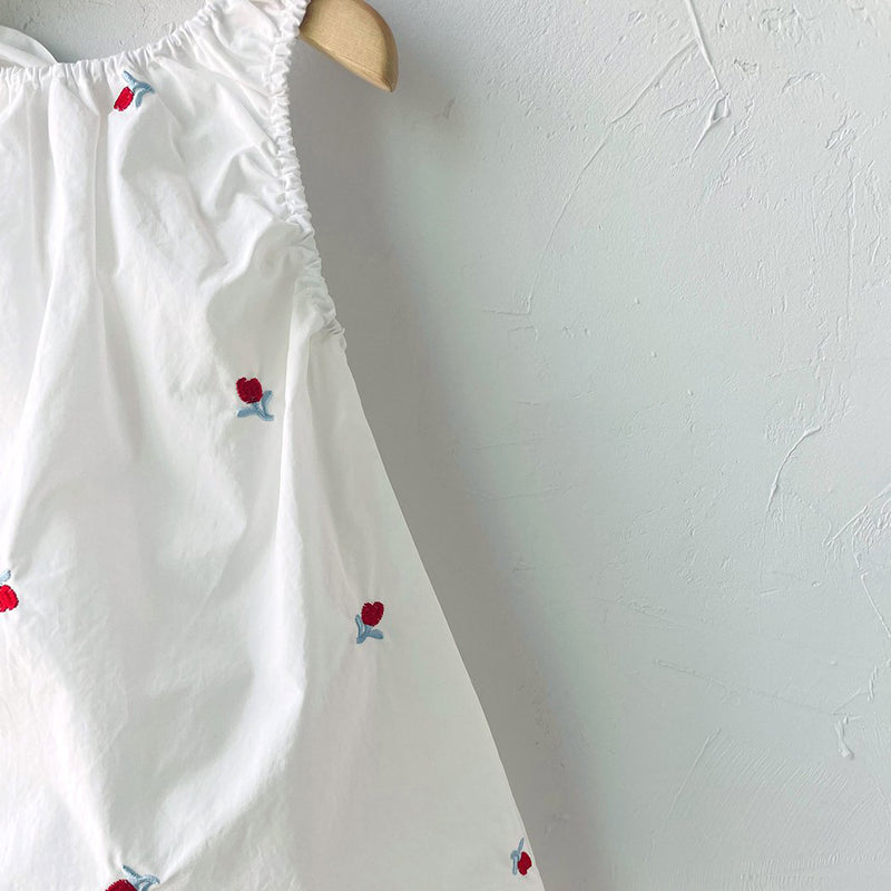 Tulip Embroidery Dress