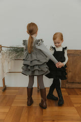 Lily Blouse & Skirt Set _Grey
