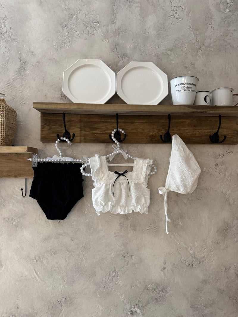 Laura Swim Suit Sets _White