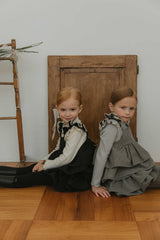 Lily Blouse & Skirt Set _Grey