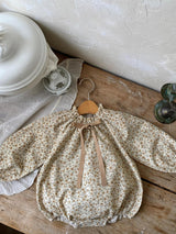 Aster Floral Romper_Beige Floral