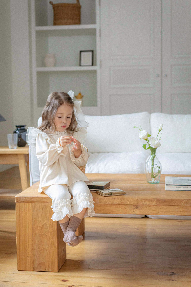 Rosie Frill Top and Pants Set _2 Colours