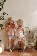 Mio Blouse & Pants Set_  Pink