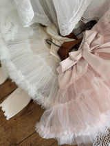 Tutu Tulle Skirt Leggings _ Pink (Pre-Order)