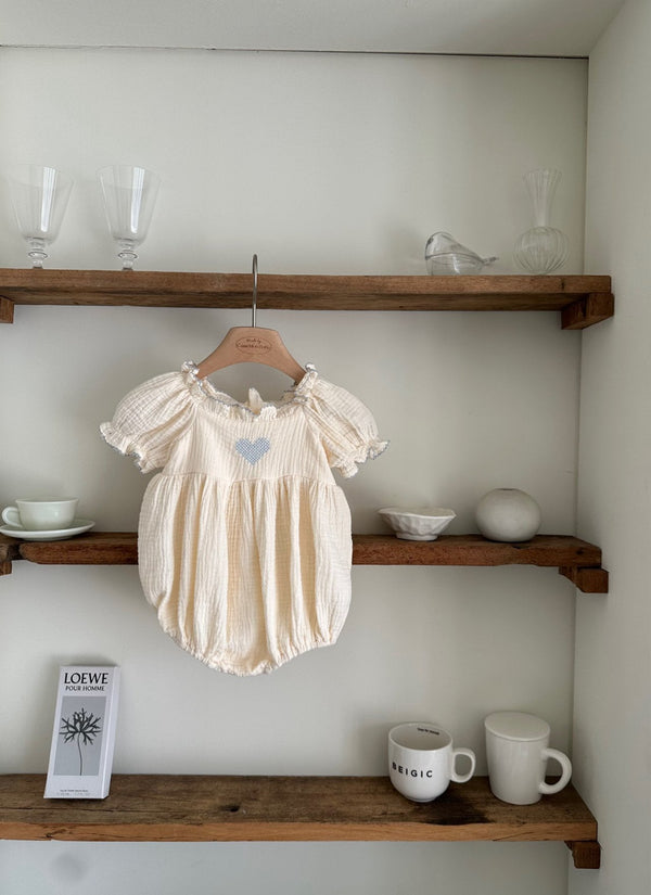 Heart Picot Romper