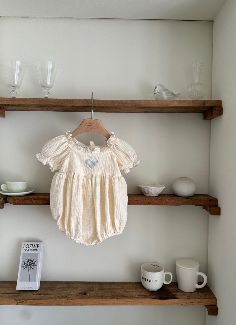 Heart Picot Romper
