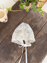 Ribbon Garden Lace Bonnet