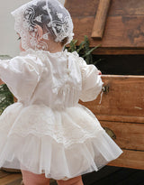 Roselle Tulle Dress Romper_ Pink
