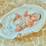 Glen Smocked Romper_ Coral