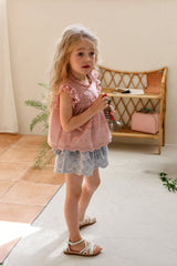 Mio Blouse & Pants Set_  Pink