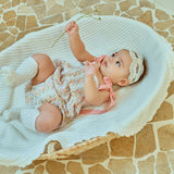 Glen Smocked Romper_ Coral