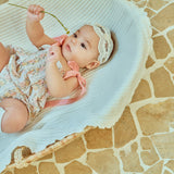 Glen Smocked Romper_ Coral