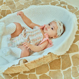 Glen Smocked Romper_ Coral