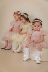 Roselyn Bloom Dress Romper_ Pink