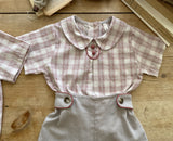 Elly Check Top& Shorts Set_2 Colours