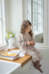 Rosie Frill Top and Pants Set _2 Colours