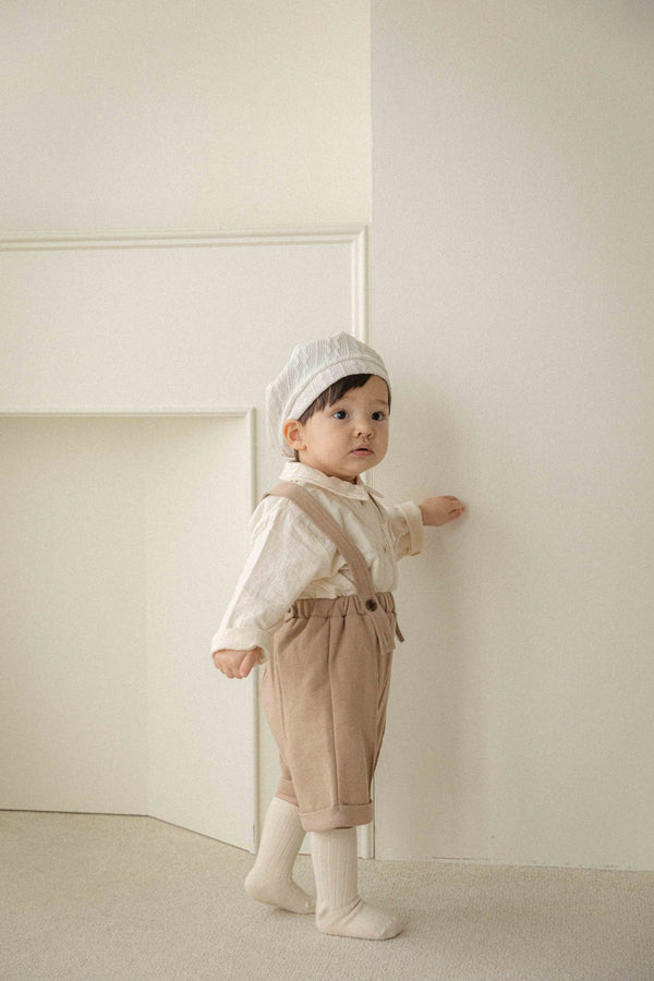(Sample Sale) Kids Formal Suspender Shorts_3-4y