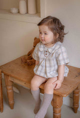 Elly Check Romper_2 Colours