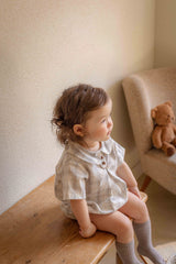 Elly Check Romper_2 Colours