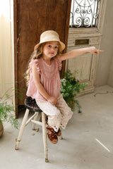 Mio Blouse & Pants Set_  Pink