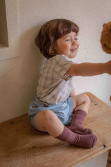 Elly Check Top& Shorts Set_2 Colours