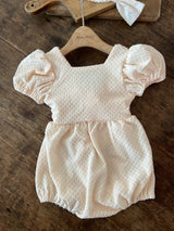 Viviana Romper _Lemon Cream
