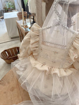 Elsa Tulle Dress Romper_Floral