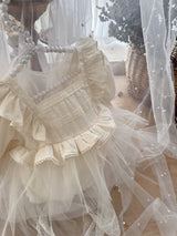 Elsa Tulle Dress Romper_Cream