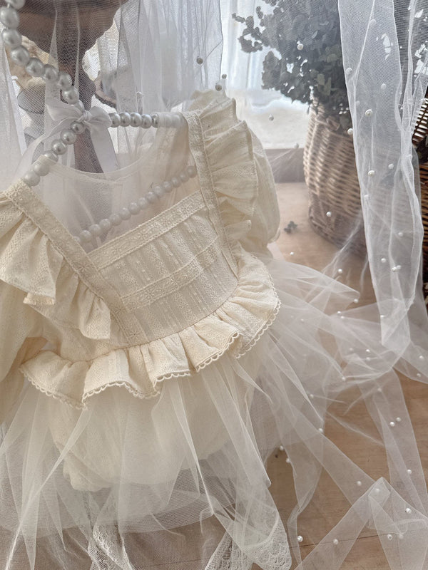 Elsa Dress Romper _Cream(Pre-Order)