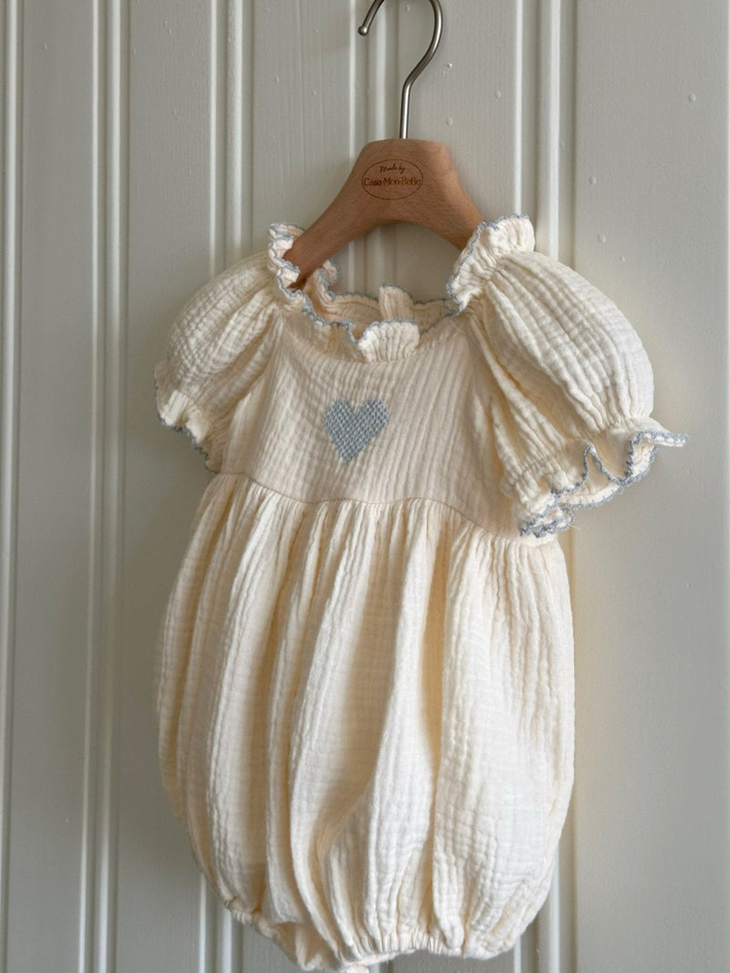 Heart Picot Romper