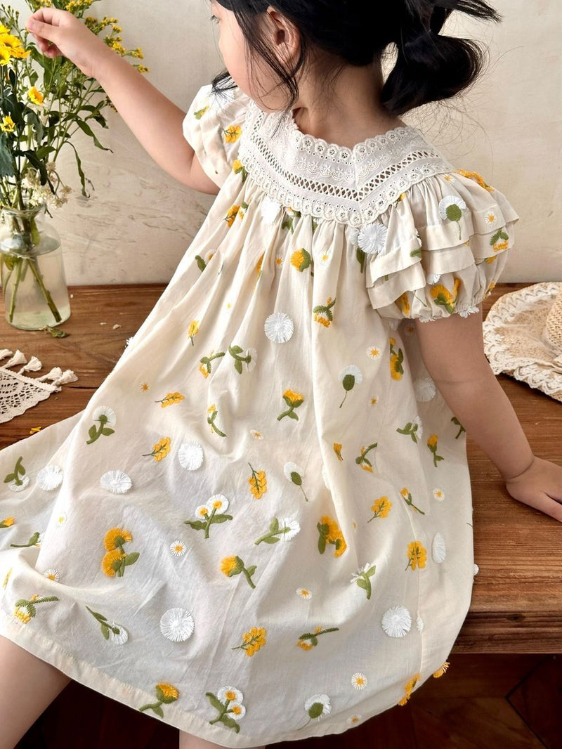 Garden Embroidered Dress