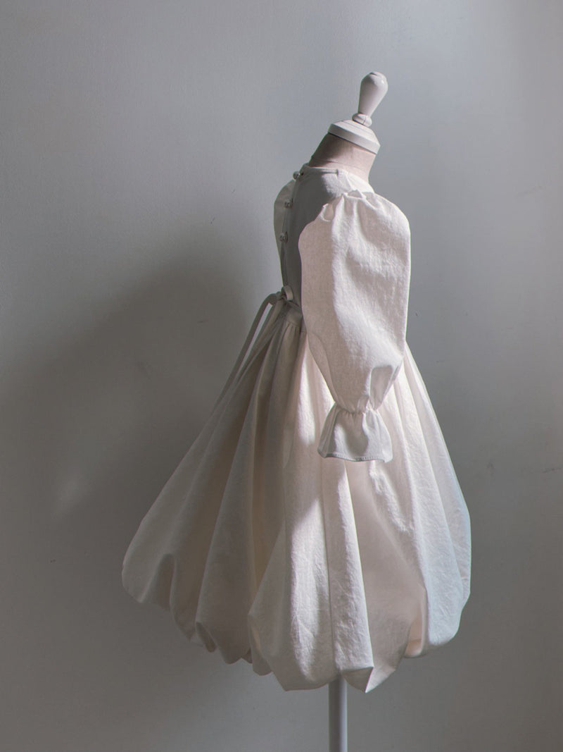 Anna Balloon Dress_ Ivory