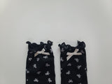 Ribbon Print Lace Socks _2 Colors