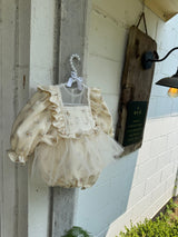 Elsa Tulle Dress Romper_Floral