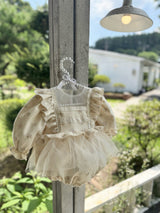 Elsa Tulle Dress Romper_Floral
