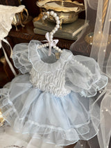 Elodie Dress Romper _Skyblue