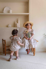 Noe Smocked Check Dress