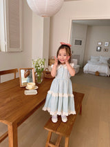 Milo Gingham Lace Dress