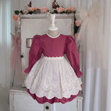 Pepe Mini Balloon Dress_Plum Pink