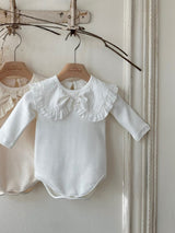 Ribbon Sailor Collar Romper