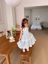 Milo Gingham Lace Dress