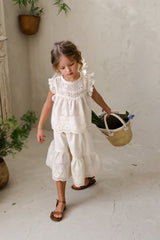 Mio Blouse & Pants Set_  Cream