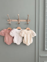 Monbebe Odette Sheer Lace Romper _ 3Colours