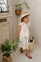 Mio Blouse & Pants Set_  Cream