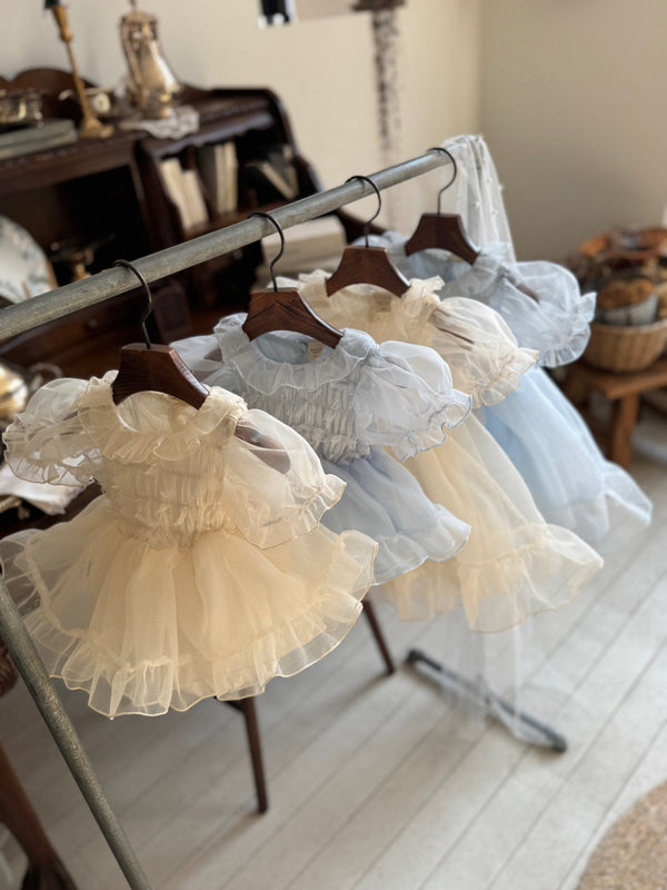 Elodie Dress Romper _Cream