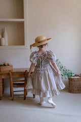Noe Smocked Check Dress